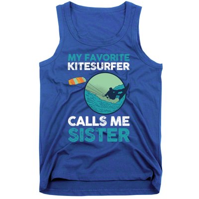 Surfing Kitesurfing Sister Kitesurfer Meaningful Gift Tank Top