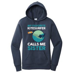 Surfing Kitesurfing Sister Kitesurfer Meaningful Gift Women's Pullover Hoodie