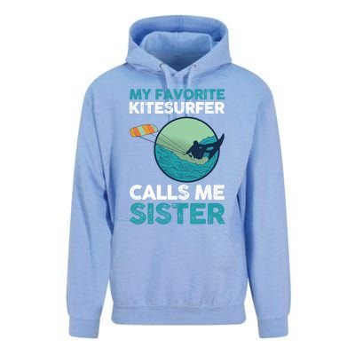 Surfing Kitesurfing Sister Kitesurfer Meaningful Gift Unisex Surf Hoodie