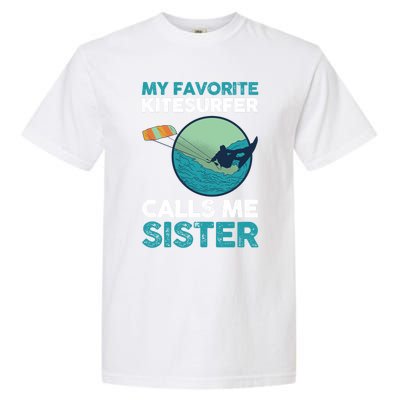 Surfing Kitesurfing Sister Kitesurfer Meaningful Gift Garment-Dyed Heavyweight T-Shirt