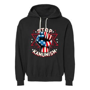 Stop Kamunism Garment-Dyed Fleece Hoodie