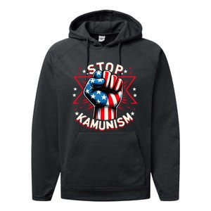 Stop Kamunism Performance Fleece Hoodie