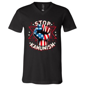 Stop Kamunism V-Neck T-Shirt