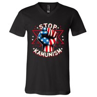 Stop Kamunism V-Neck T-Shirt