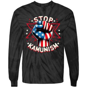 Stop Kamunism Tie-Dye Long Sleeve Shirt