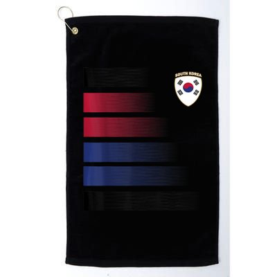 South Korean Soccer Jersey South Korea Football South Korea Platinum Collection Golf Towel