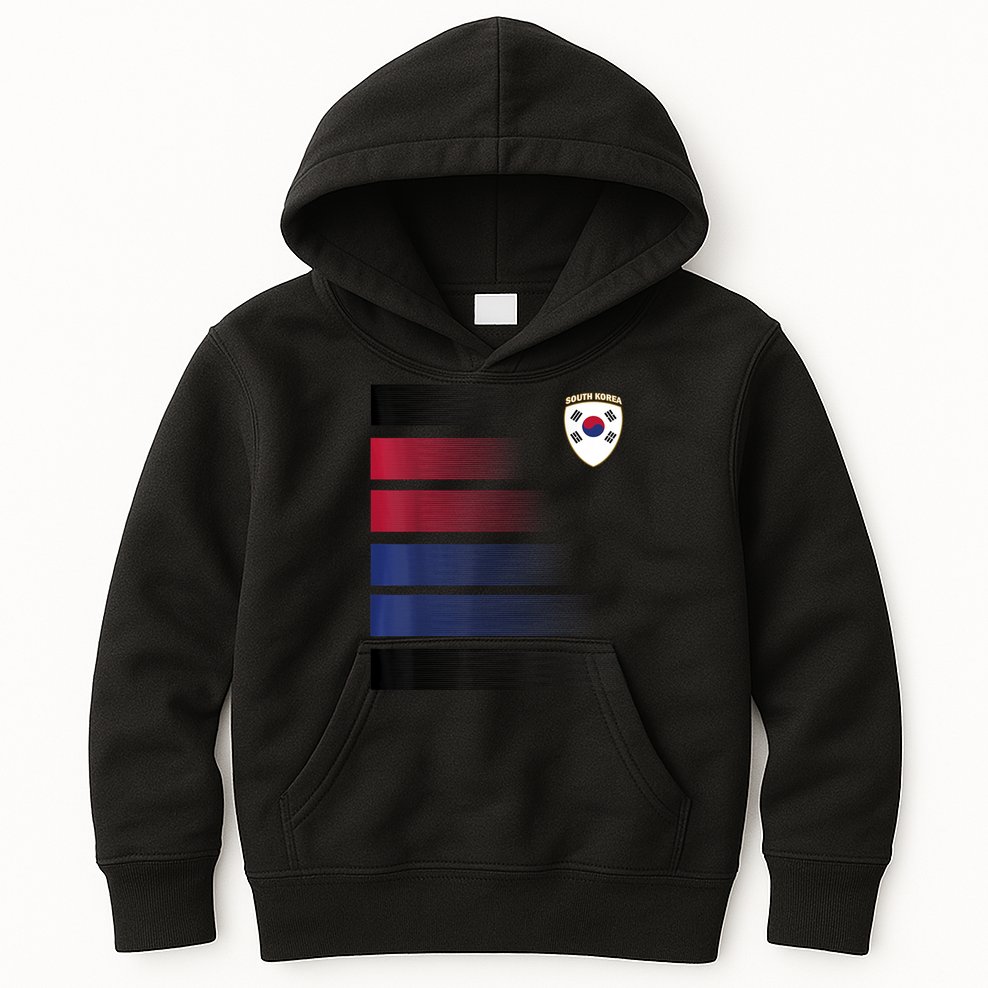 South Korean Soccer Jersey South Korea Football South Korea Kids Hoodie