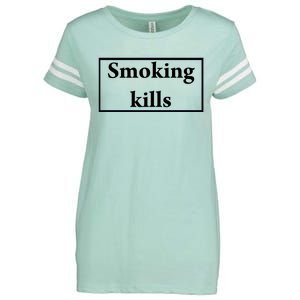 Smoking Kills Enza Ladies Jersey Football T-Shirt