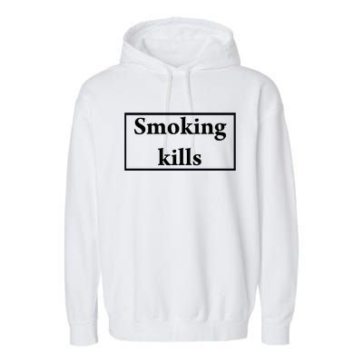 Smoking Kills Garment-Dyed Fleece Hoodie