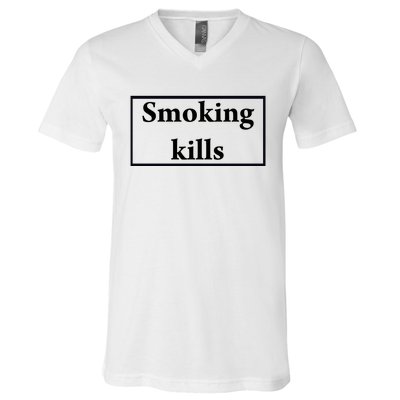 Smoking Kills V-Neck T-Shirt