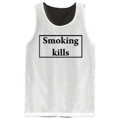 Smoking Kills Mesh Reversible Basketball Jersey Tank