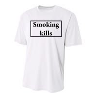 Smoking Kills Performance Sprint T-Shirt