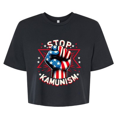 Stop Kamunism Bella+Canvas Jersey Crop Tee