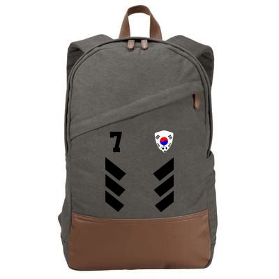 South Korea Soccer Jersey South Korean Football Cotton Canvas Backpack