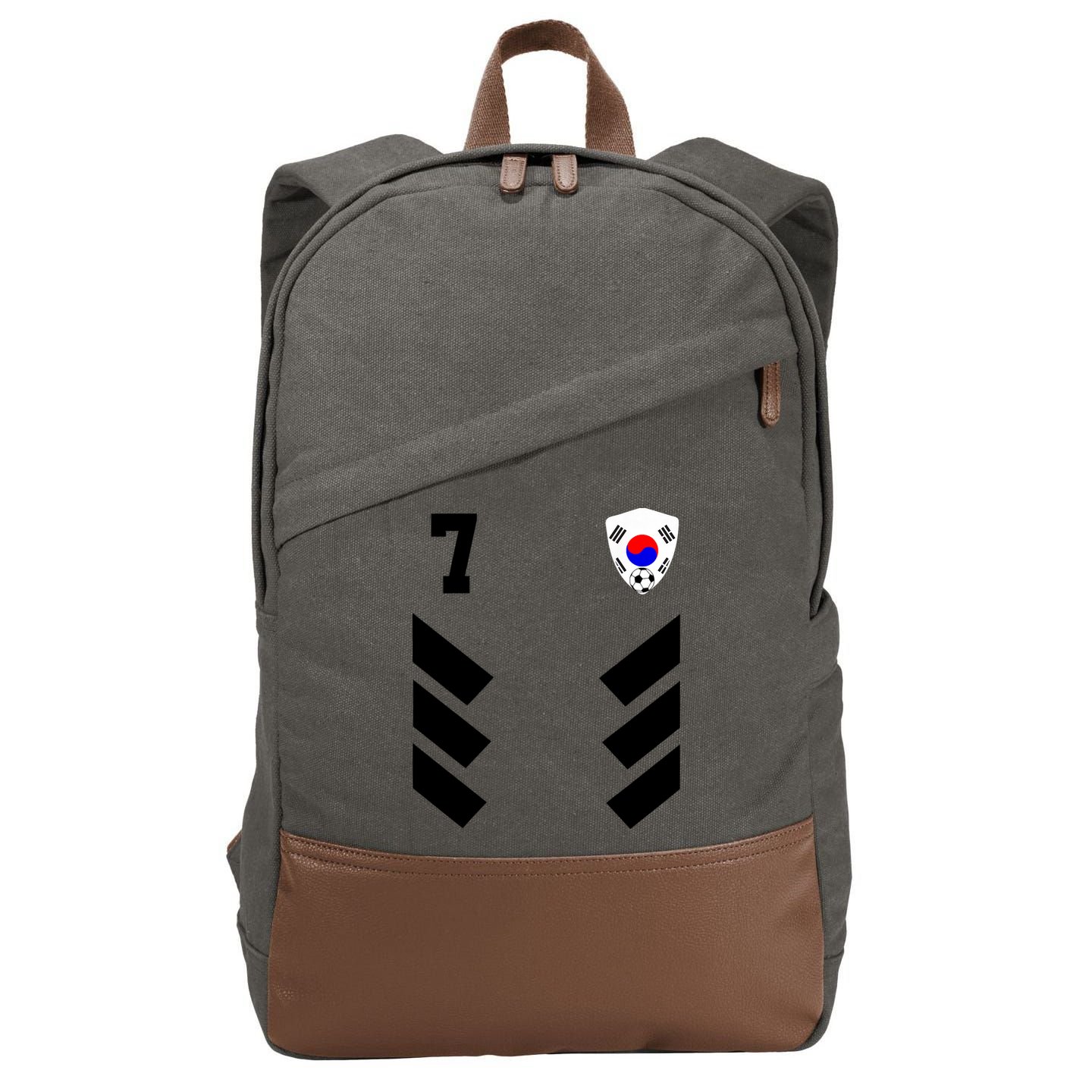 South Korea Soccer Jersey South Korean Football Cotton Canvas Backpack
