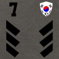 South Korea Soccer Jersey South Korean Football Cotton Canvas Backpack