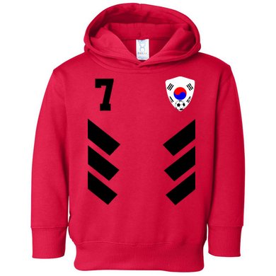 South Korea Soccer Jersey South Korean Football Toddler Hoodie
