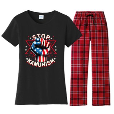 Stop Kamunism Women's Flannel Pajama Set