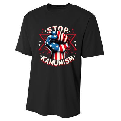 Stop Kamunism Performance Sprint T-Shirt