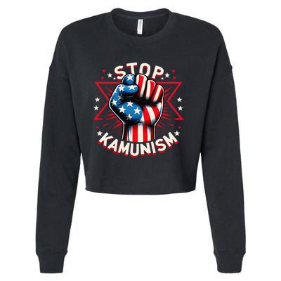 Stop Kamunism Cropped Pullover Crew