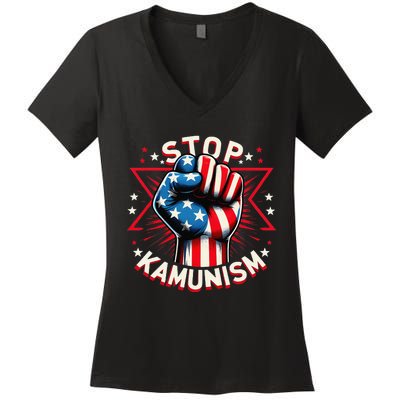 Stop Kamunism Women's V-Neck T-Shirt