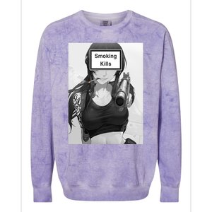 Smoking Kills Colorblast Crewneck Sweatshirt