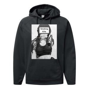 Smoking Kills Performance Fleece Hoodie