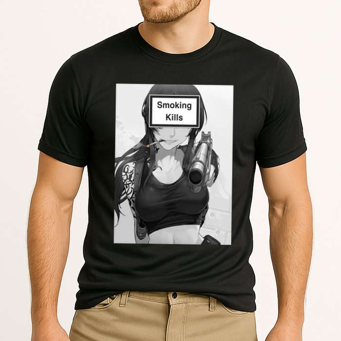 Smoking Kills Cooling Performance Crew T-Shirt