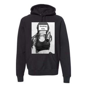 Smoking Kills Premium Hoodie