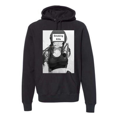 Smoking Kills Premium Hoodie