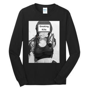 Smoking Kills Tall Long Sleeve T-Shirt