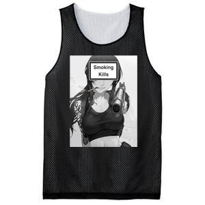 Smoking Kills Mesh Reversible Basketball Jersey Tank