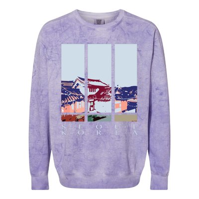 SEOUL KOREA Colorblast Crewneck Sweatshirt