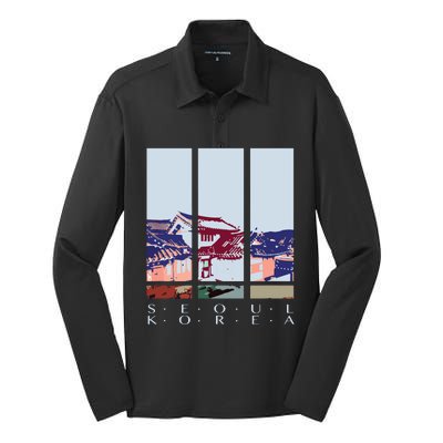 SEOUL KOREA Silk Touch Performance Long Sleeve Polo