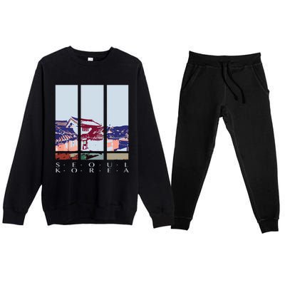 SEOUL KOREA Premium Crewneck Sweatsuit Set