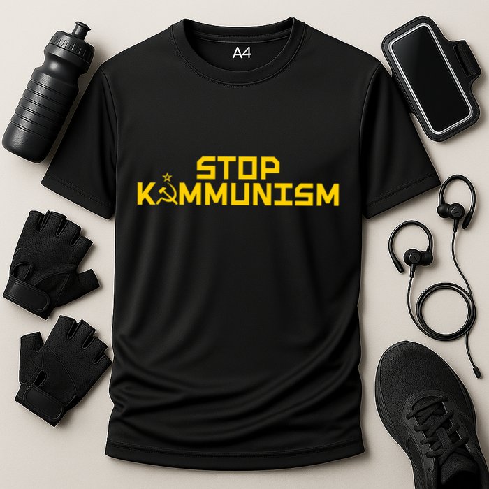 Stop Kammunism Stop Commiela Harris Vote Trump Vance 2024 Cooling Performance Crew T-Shirt