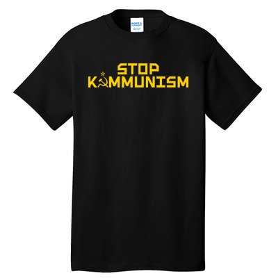 Stop Kammunism Stop Commiela Harris Vote Trump Vance 2024 Tall T-Shirt