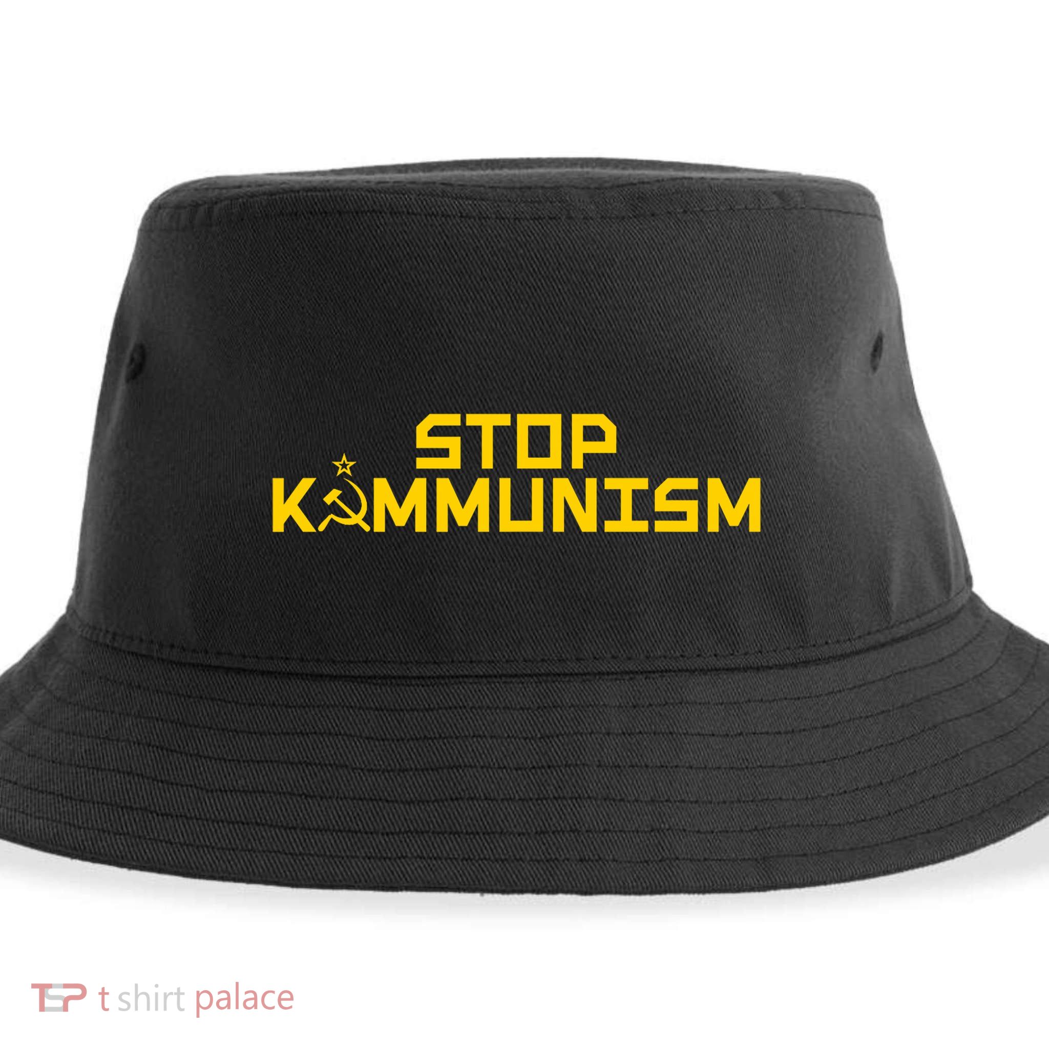 Stop Kammunism Stop Commiela Harris Vote Trump Vance 2024 Sustainable Bucket Hat
