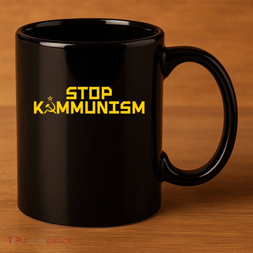 Stop Kammunism Stop Commiela Harris Vote Trump Vance 2024 11oz C Handle Ceramic Mug
