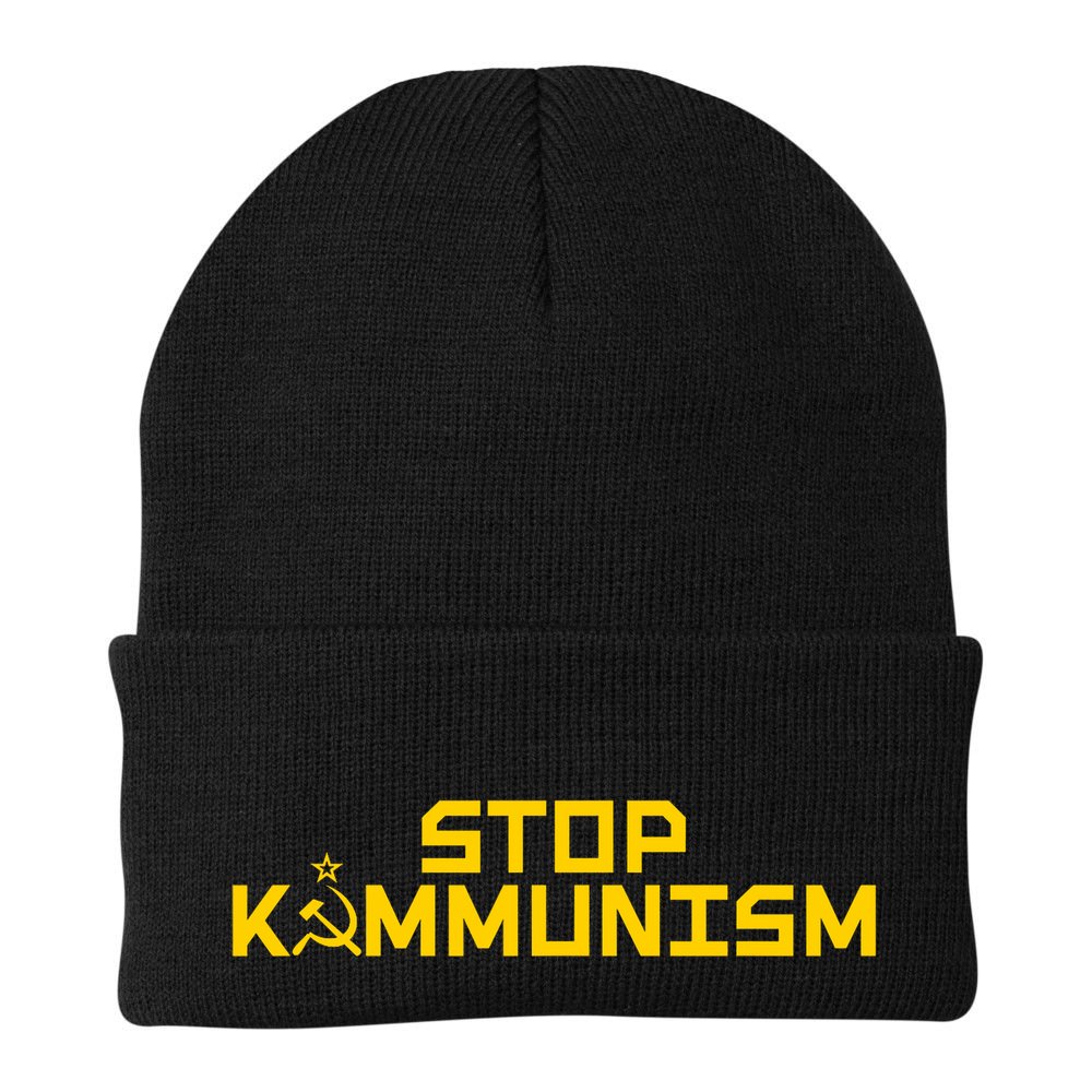 Stop Kammunism Stop Commiela Harris Vote Trump Vance 2024 Beanie