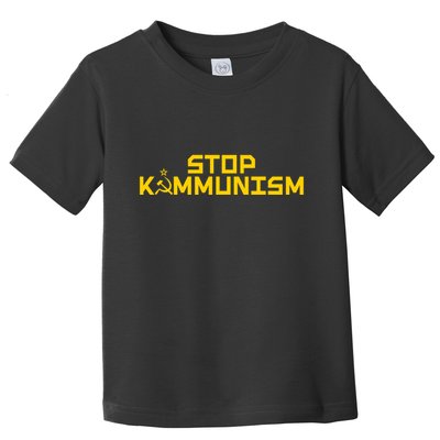 Stop Kammunism Stop Commiela Harris Vote Trump Vance 2024 Toddler T-Shirt