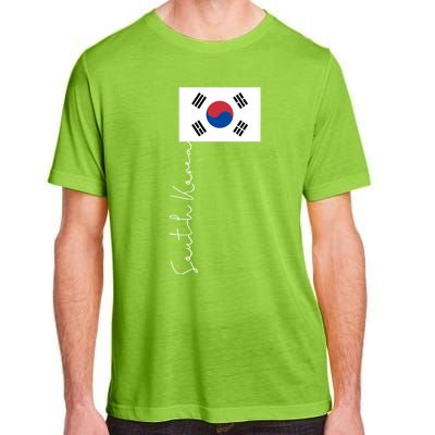 South Korea Signature Flag Pole Patriotic Cool Gift Adult ChromaSoft Performance T-Shirt