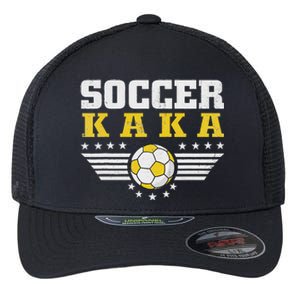 Soccer Kaka Soccer Player Funny Grandfather Kaka Soccer Flexfit Unipanel Trucker Cap