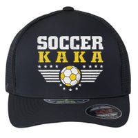 Soccer Kaka Soccer Player Funny Grandfather Kaka Soccer Flexfit Unipanel Trucker Cap