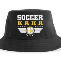 Soccer Kaka Soccer Player Funny Grandfather Kaka Soccer Sustainable Bucket Hat