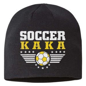 Soccer Kaka Soccer Player Funny Grandfather Kaka Soccer Sustainable Beanie