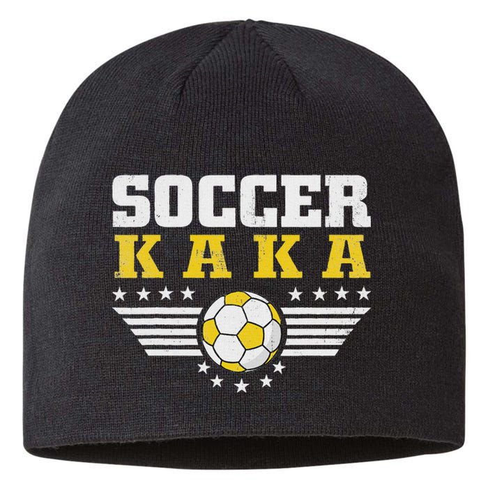 Soccer Kaka Soccer Player Funny Grandfather Kaka Soccer Sustainable Beanie