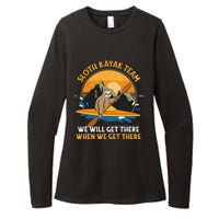 Sloth Kayaking Sloth Kayak Team Womens CVC Long Sleeve Shirt