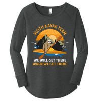 Sloth Kayaking Sloth Kayak Team Women's Perfect Tri Tunic Long Sleeve Shirt