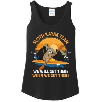 Sloth Kayaking Sloth Kayak Team Ladies Essential Tank